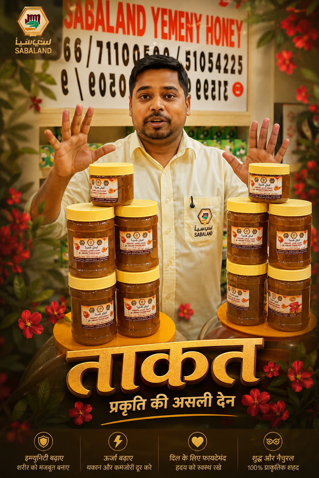 Royal Yemeni Honey (रॉयल यमनी हनी) – शुद्धता, ऊर्जा और गुणवत्ता का संगम